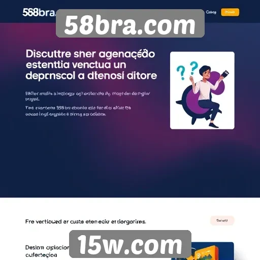 Experiência do usuário no site 58bra.com