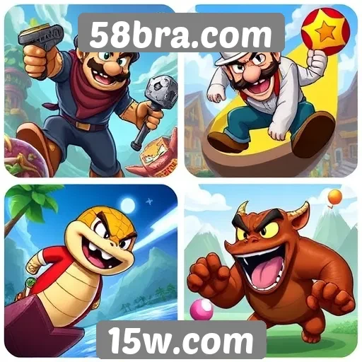 Comparativo de jogos disponíveis no 58bra.com